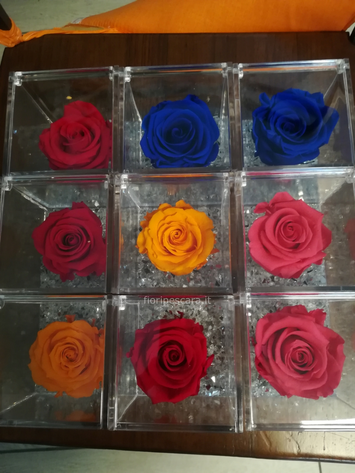 Rosa stabilizzata vari colori